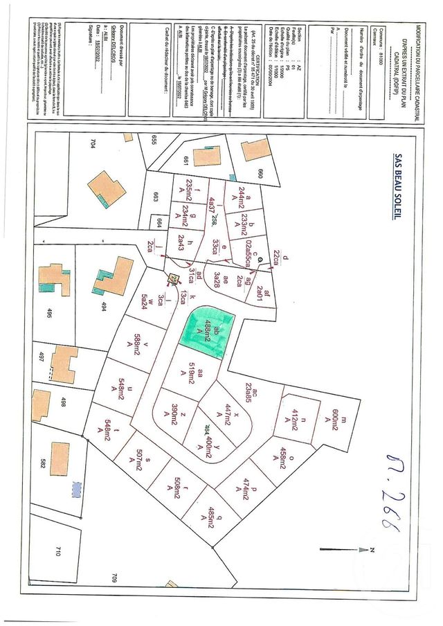 terrain à vendre - 488.0 m2 - CARMAUX - 81 - MIDI-PYRENEES - Century 21 Lapérouse